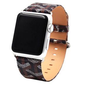 Custom Luxury Goyard Apple Watch Leather Band